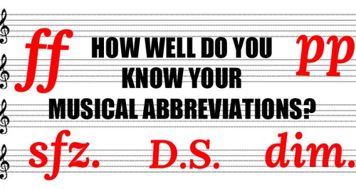 Musical abbreviations quiz asset