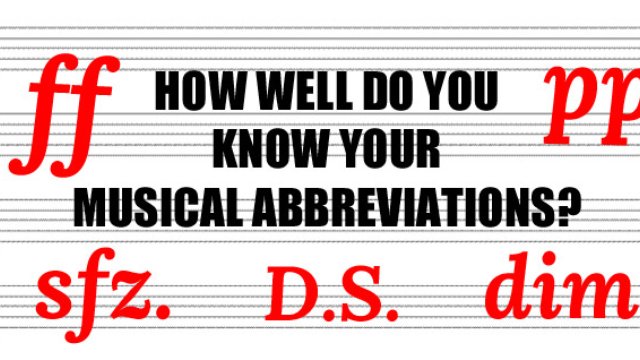 Musical abbreviations quiz asset