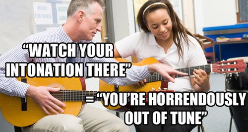 Out of tune