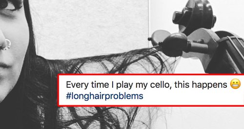 Cello hair problems