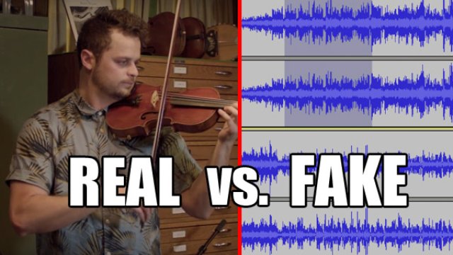 Real vs fake violin sound (Rob Landes)