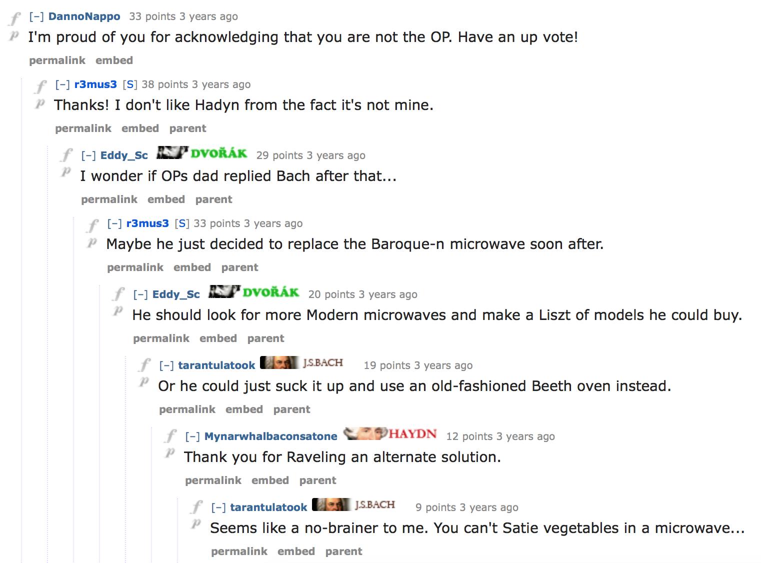 A Reddit Post Just Caused The Most Unbelievable Series Of Composer Puns We Ve Classic Fm