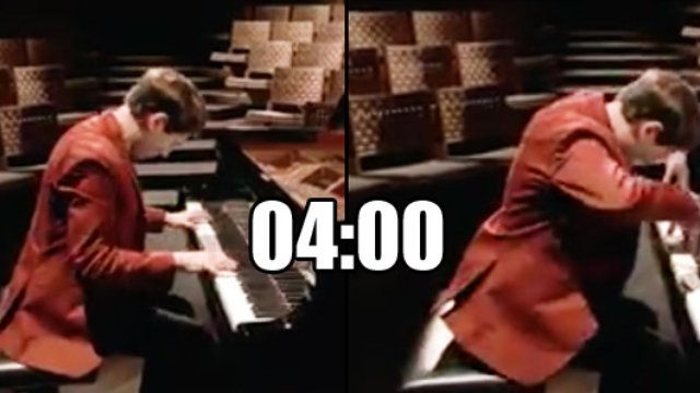 Virtuosic pianist in four minutes