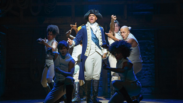 Hamilton Broadway - Christopher Jackson as George 