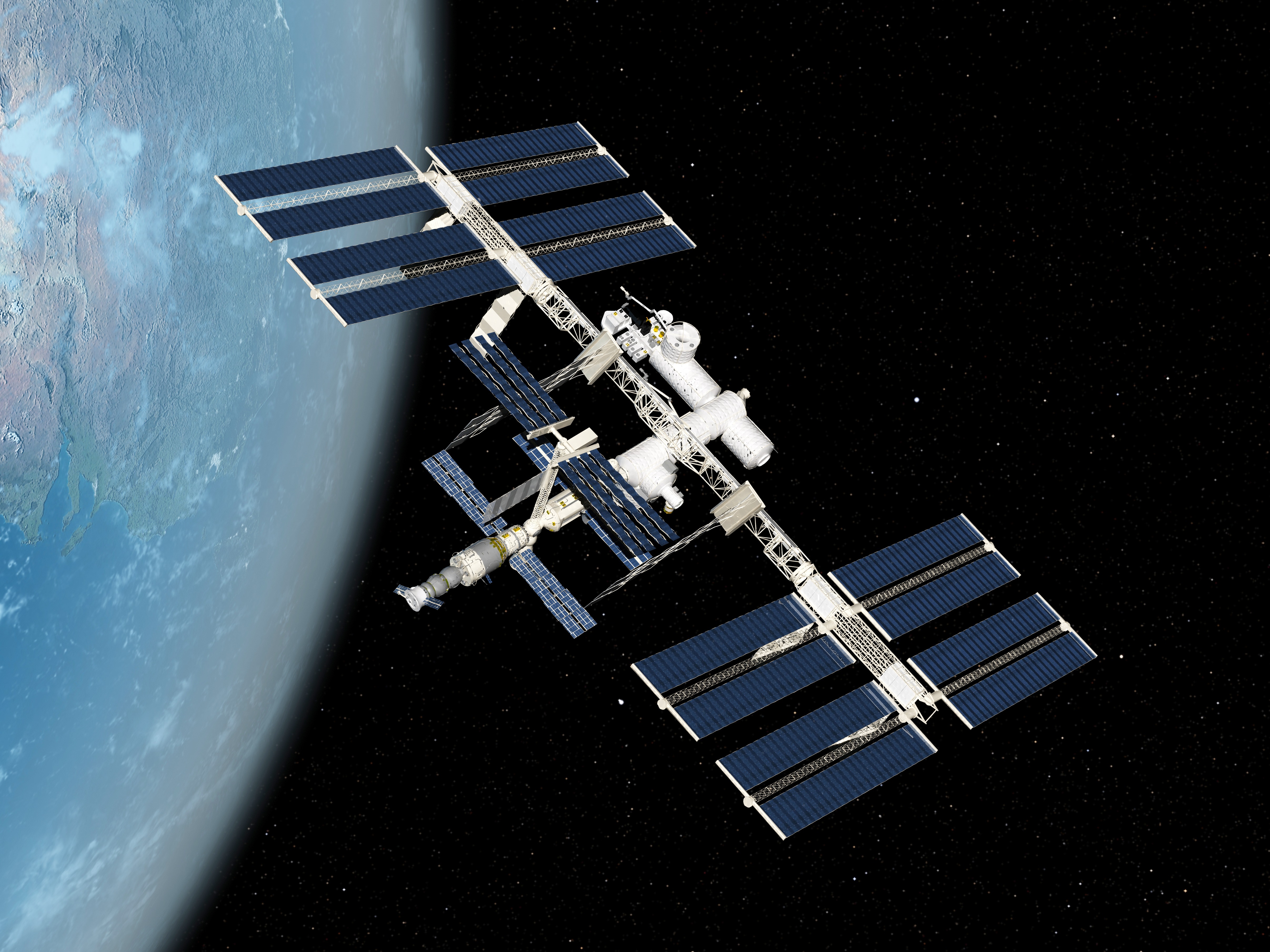 International Space Station artwork