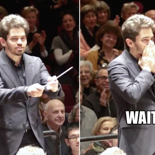 Orchestra pranks conductor with 'happy birthday'