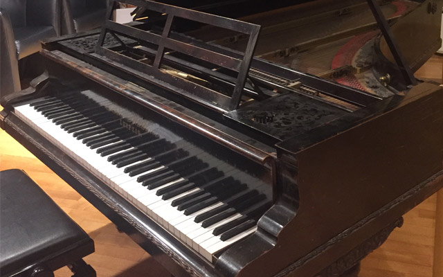 Edvard Grieg's Bluthner piano