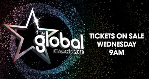 Global Awards Tickets on Sale on Weds