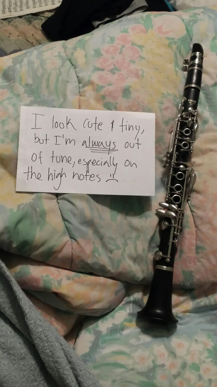 out of tune clarinet meme