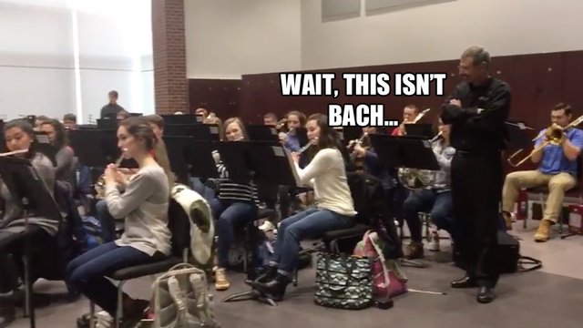 Orchestra Bach Mii prank