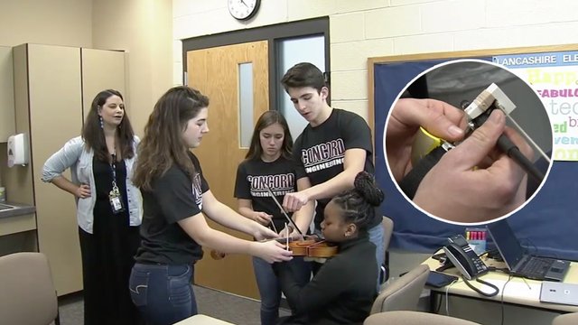 Students design brace to help 9-year-old with cere