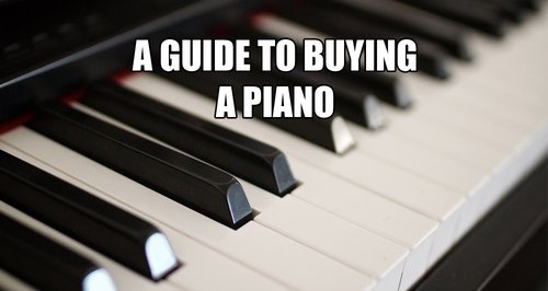 Buying a deals piano for beginners