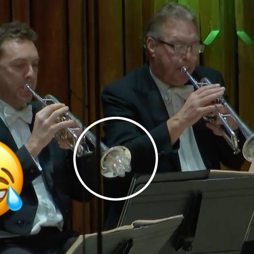 Trumpet plastic bottle mute