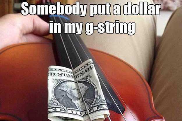 dollar in g string