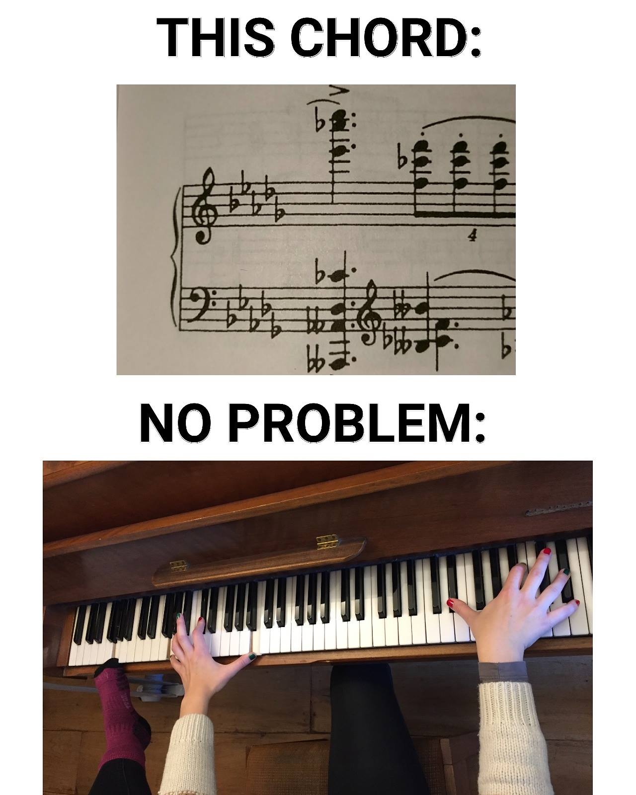 foot chord meme