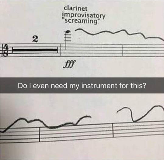 clarinet scream meme