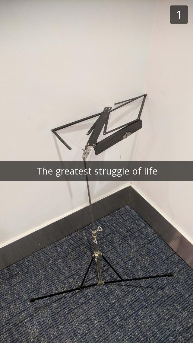 greatest struggle of life