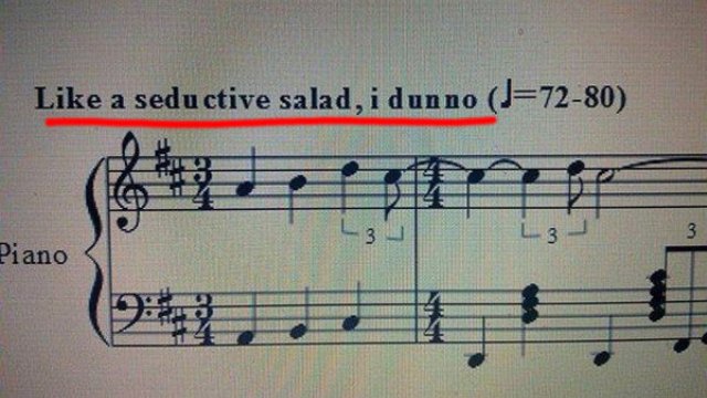 salad performance direction