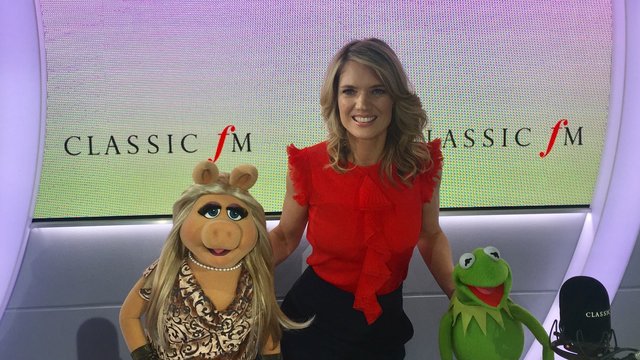 Charlotte Hawkins and muppets