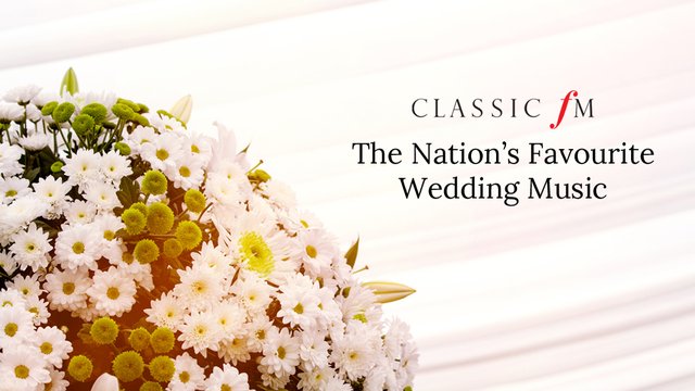 nation's favourite wedding music