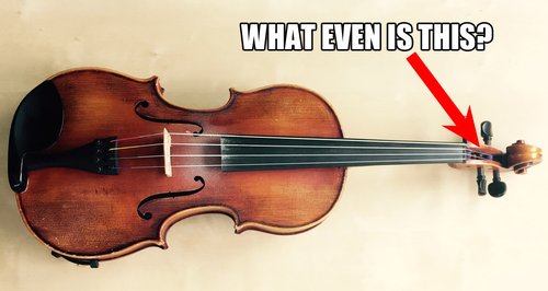 Quiz: Can you name the violin parts