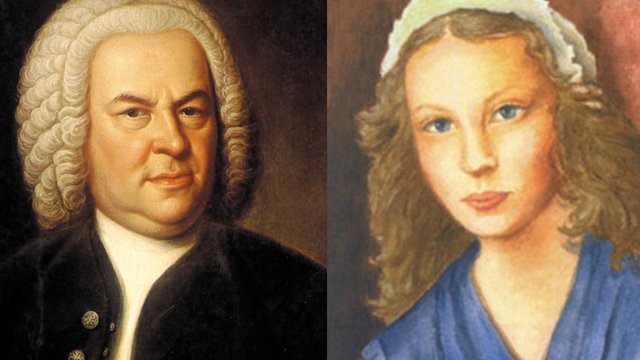 Bach and wife Anna Magdalena