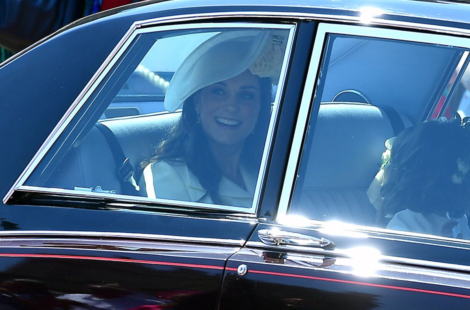 Kate Middleton Arrives At St George's Chapel