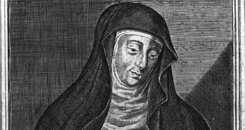 Hildegard of Bingen black and white