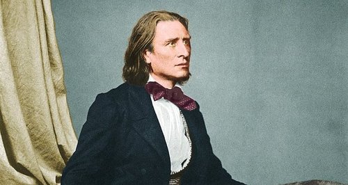 Franz Liszt in colour