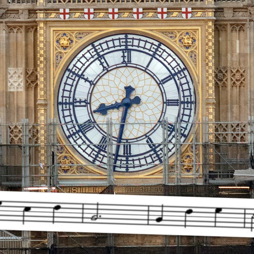 Big Ben’s clock face